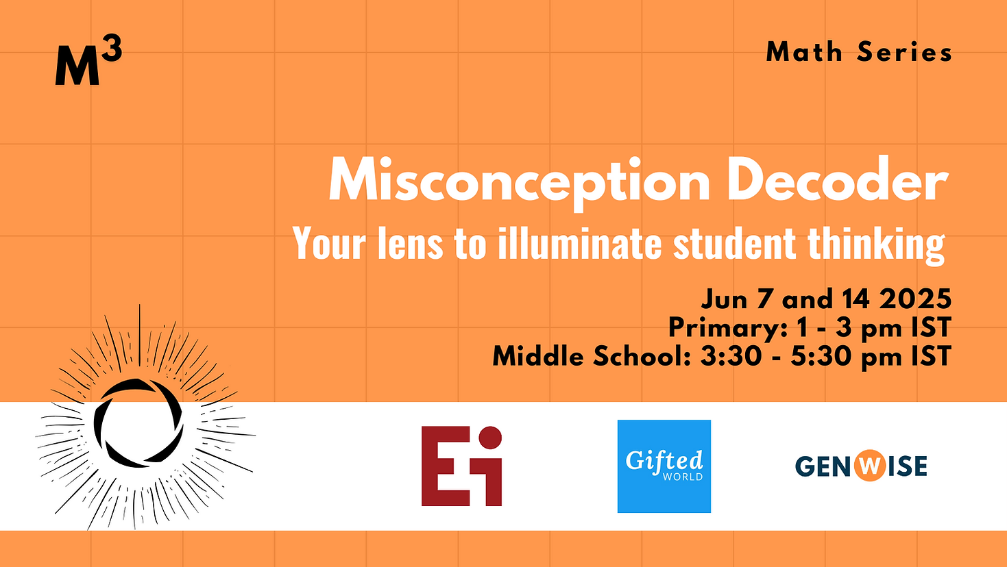 Misconception Decoder: 2 Session online Workshop for Math Educators